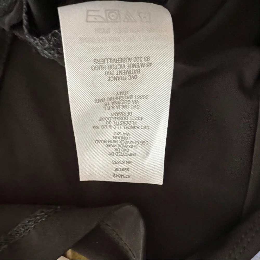 Susan Graver QVC 2 pc trumpet skirt and grommet sleeve top black jersey flowing - Picture 8 of 16